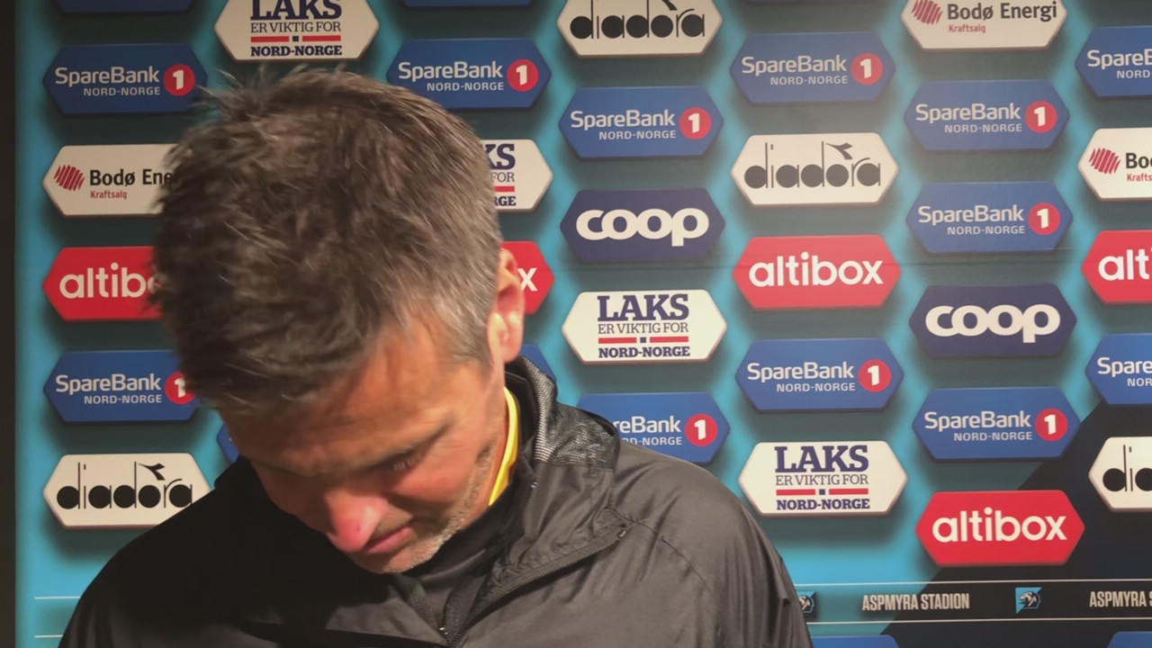 Kjetil Knutsen etter kampen mot Brann
